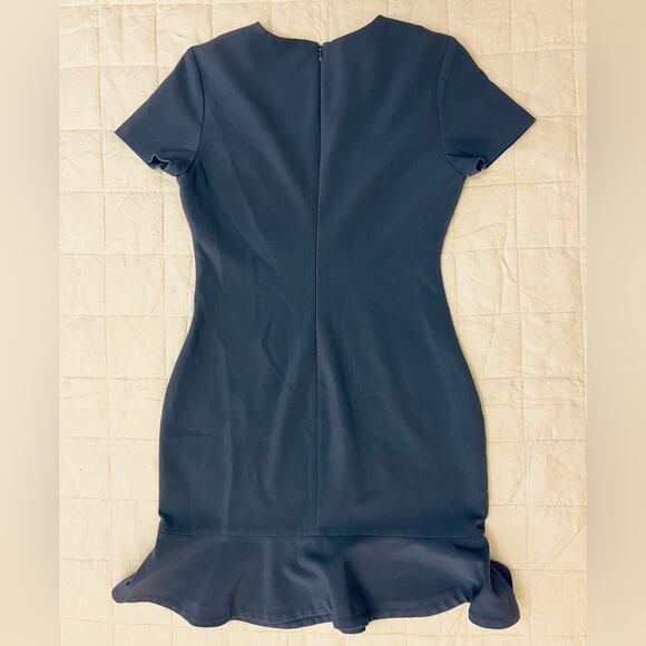 Likely Periwinkle Becket Ruffle Hem Mini Dress Fairycore Cocktail Coquette- 10 - Picture 4 of 12